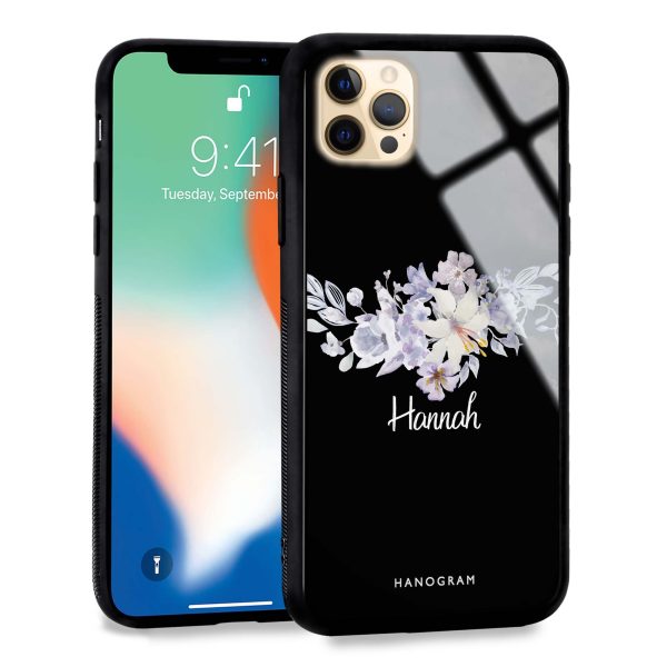 Serene Flowers & Me iPhone 12 Pro Glass Case Online now