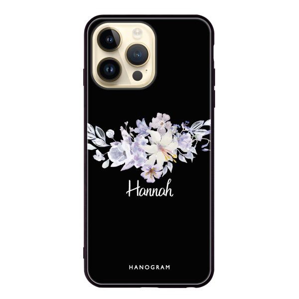 Serene Flowers & Me iPhone 14 Pro Max Glass Case Online Hot Sale