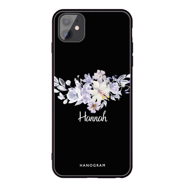 Serene Flowers & Me iPhone 11 Glass Case Online now