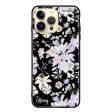 Serene Flowers Pattern Glass Case Cheap