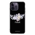 Serene Flowers & Me iPhone 14 Pro Glass Case Discount