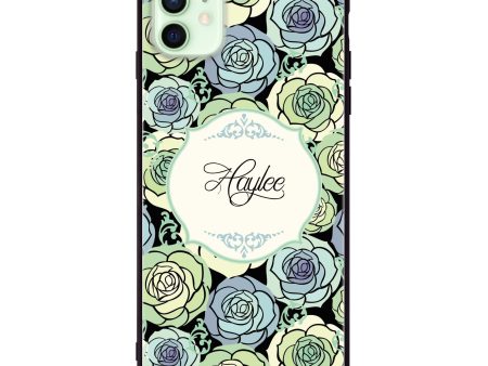 Art of Rose I iPhone 12 Glass Case For Cheap