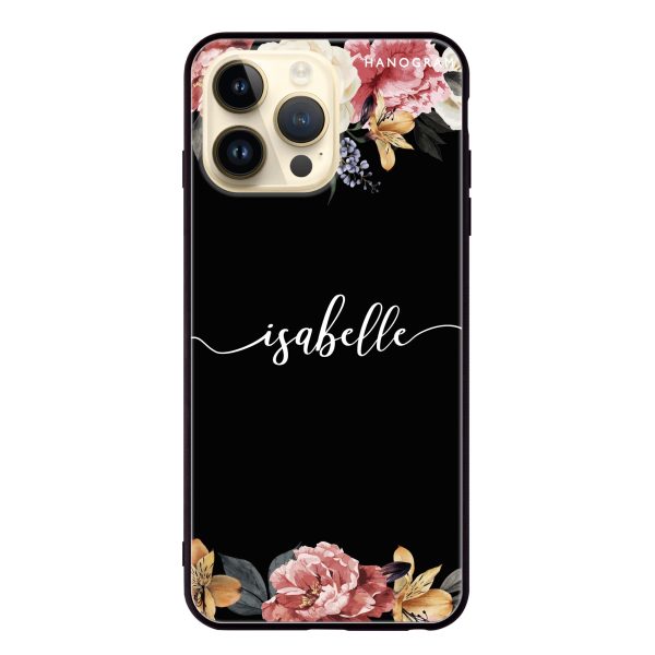 Art of Classic Floral iPhone 14 Pro Glass Case Online now