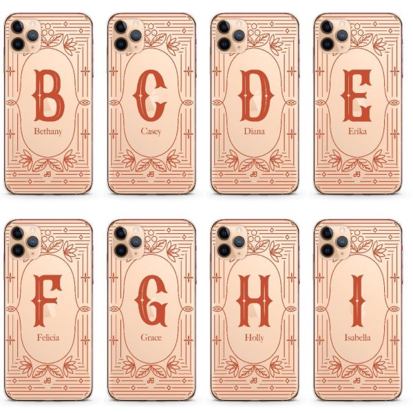 Artistic Monogram I iPhone 11 Pro Ultra Clear Case Cheap