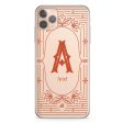 Artistic Monogram I iPhone 11 Pro Max Ultra Clear Case Cheap