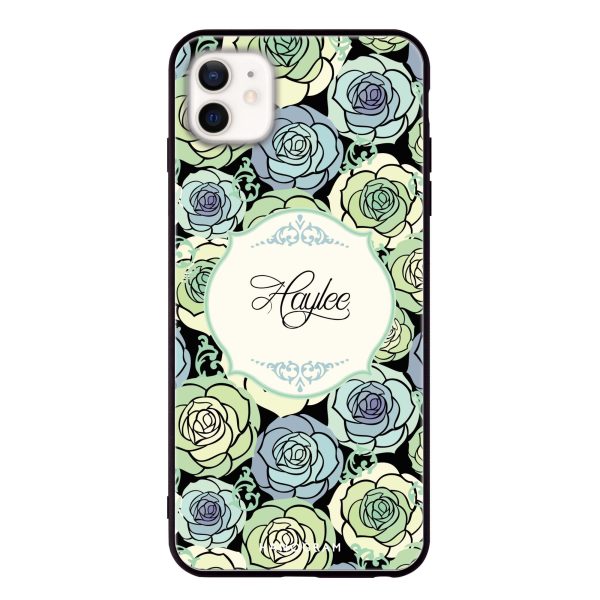 Art of Rose I iPhone 12 Glass Case For Cheap