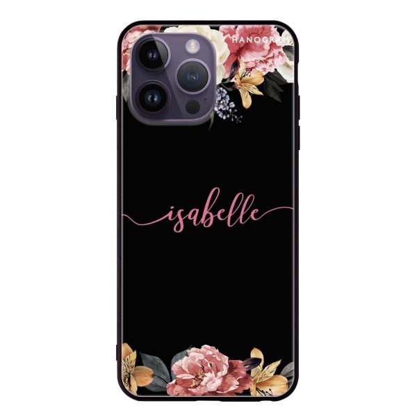 Art of Classic Floral iPhone 14 Pro Glass Case Online now