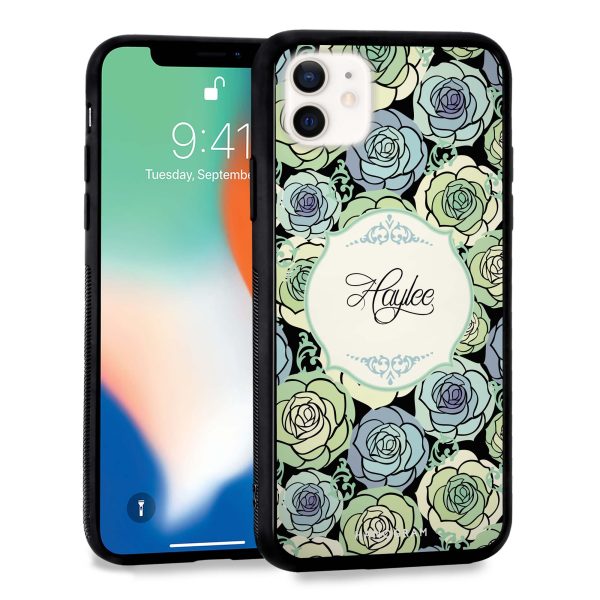 Art of Rose I iPhone 12 Glass Case For Cheap