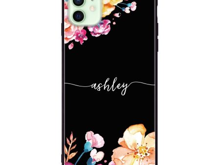 Art of Flowers iPhone 12 Glass Case For Sale