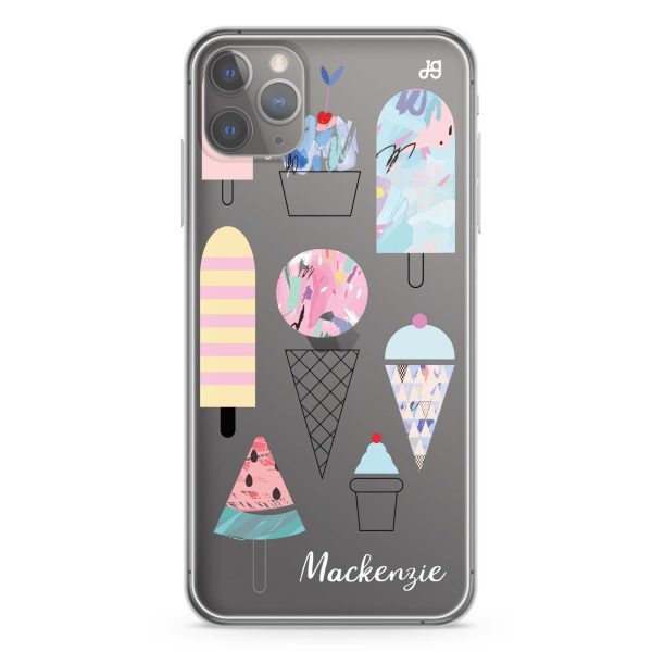 Artistic Ice cream II iPhone 11 Pro Max Ultra Clear Case For Discount