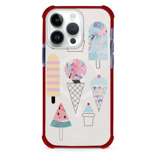 Artistic Ice cream II iPhone 12 Pro MagSafe Compatible Ultra Shockproof Case For Cheap