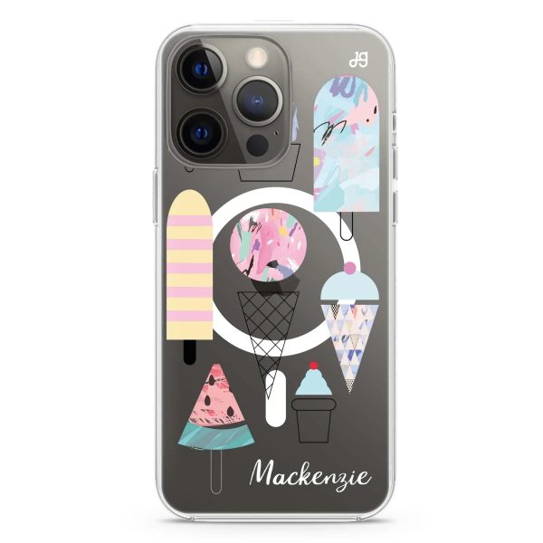 Artistic Ice cream II iPhone 12 Pro Max MagSafe Compatible Ultra Clear Case on Sale