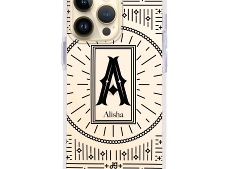 Artistic Monogram II iPhone 12 Pro Ultra Shockproof Case For Sale