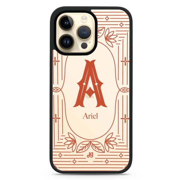 Artistic Monogram I iPhone 15 Pro Max Impact Guard Bumper Case on Sale