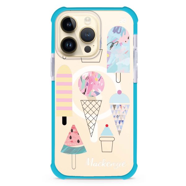 Artistic Ice cream II iPhone 14 Pro MagSafe Compatible Ultra Shockproof Case For Discount