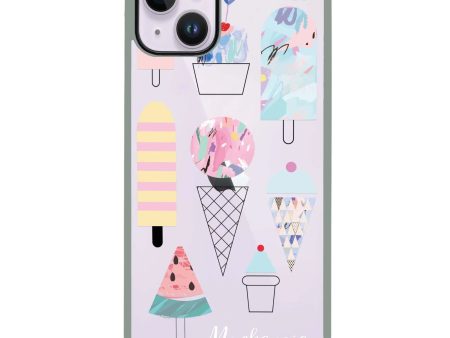 Artistic Ice cream II iPhone 13 Impact Guard Bumper Case For Sale