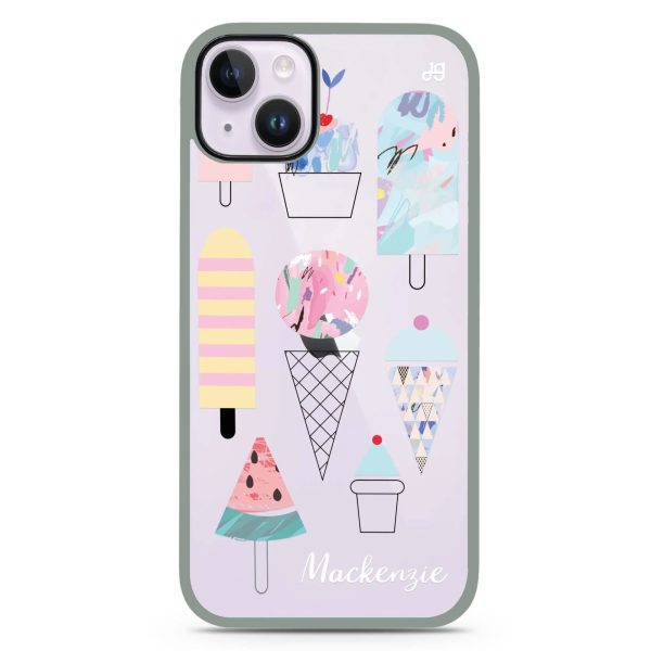 Artistic Ice cream II iPhone 13 Impact Guard Bumper Case For Sale