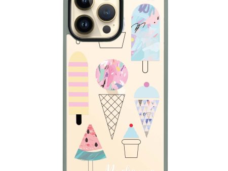 Artistic Ice cream II iPhone 13 Pro Impact Guard Bumper Case For Cheap