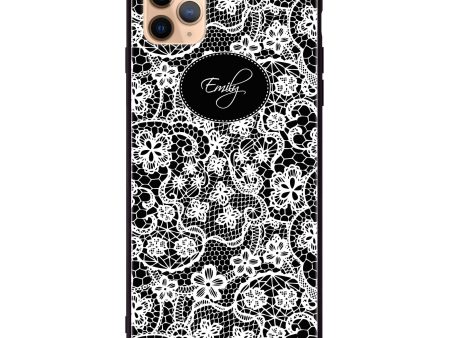 My Floral Lace iPhone 11 Pro Max Glass Case Hot on Sale