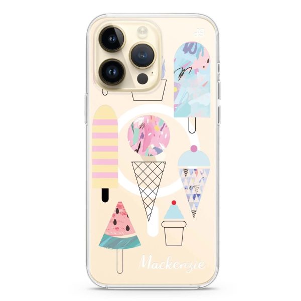 Artistic Ice cream II iPhone 12 Pro Max MagSafe Compatible Ultra Clear Case on Sale