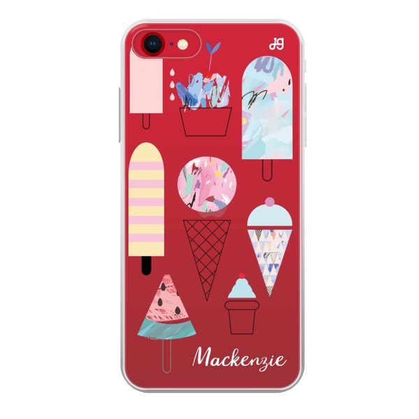 Artistic Ice cream II iPhone SE Ultra Clear Case Online now