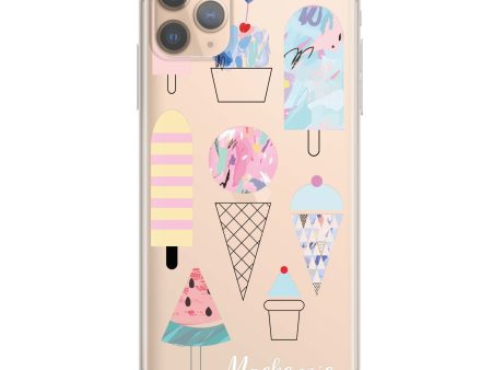 Artistic Ice cream II iPhone 11 Pro Max Ultra Clear Case For Discount