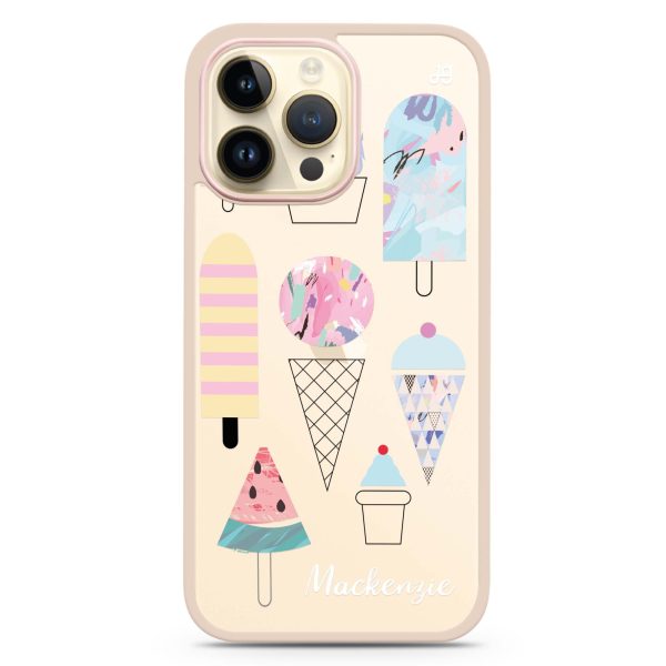 Artistic Ice cream II iPhone 14 Pro Impact Guard Bumper Case Online now