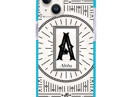 Artistic Monogram II iPhone 13 MagSafe Compatible Ultra Shockproof Case Discount