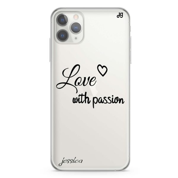 Always be true love with passion I iPhone 11 Pro Ultra Clear Case Online Sale