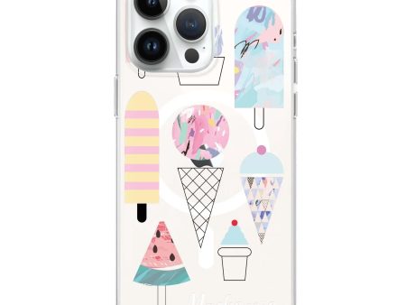 Artistic Ice cream II iPhone 12 Pro MagSafe Compatible Ultra Clear Case For Sale