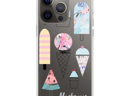 Artistic Ice cream II iPhone 14 Pro Max Ultra Clear Case Cheap