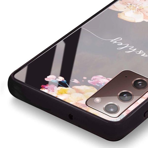 Art of Flowers Samsung Note 20 Glass Case Online Hot Sale