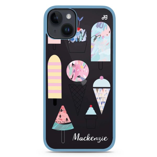 Artistic Ice cream II iPhone 14 Impact Guard Bumper Case Fashion