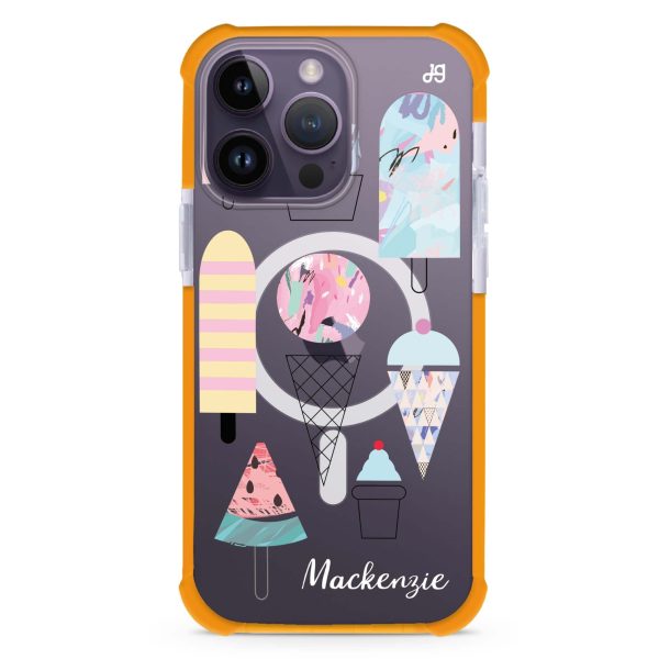 Artistic Ice cream II iPhone 13 Pro MagSafe Compatible Ultra Shockproof Case Sale