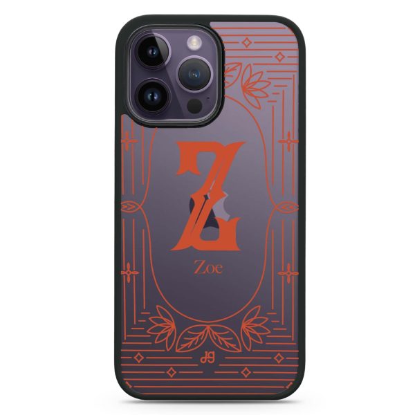 Artistic Monogram I iPhone 15 Pro Max Impact Guard Bumper Case on Sale