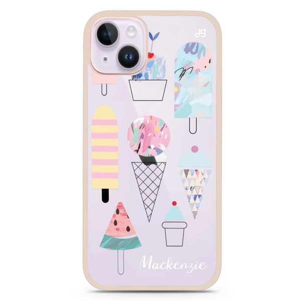 Artistic Ice cream II iPhone 15 Plus Impact Guard Bumper Case Online Sale