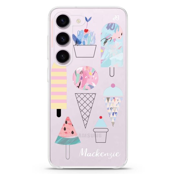 Artistic Ice cream II Samsung Galaxy Ultra Clear Case Supply