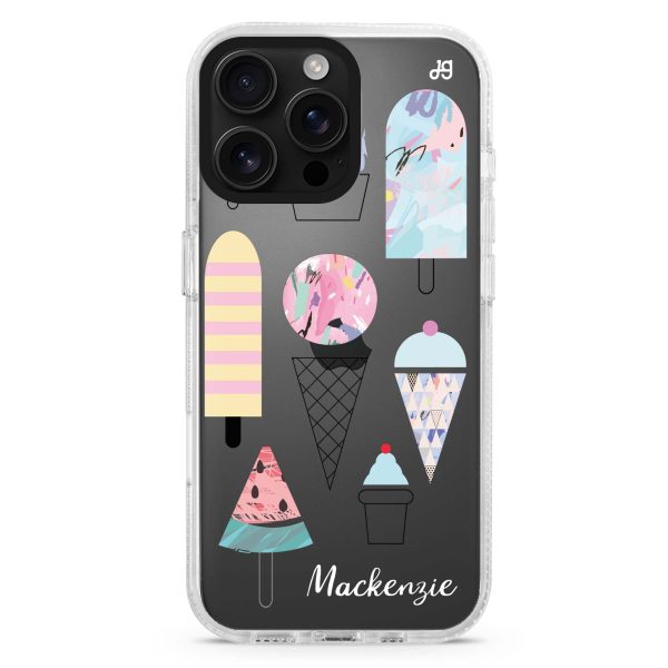 Artistic Ice cream II iPhone 14 Pro Ultra Clear Case Supply