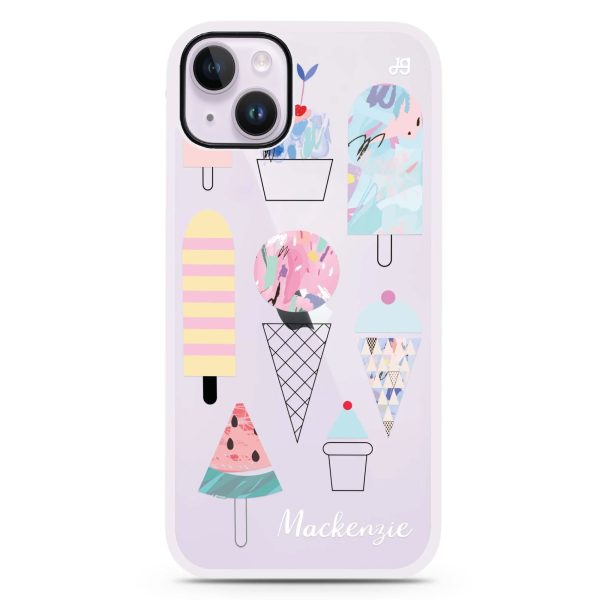 Artistic Ice cream II iPhone 14 Plus Impact Guard Bumper Case Discount