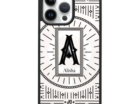 Artistic Monogram II iPhone 14 Pro Max MagSafe Compatible Impact Guard Bumper Case Supply