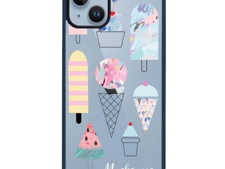 Artistic Ice cream II iPhone 14 Impact Guard Bumper Case Fashion