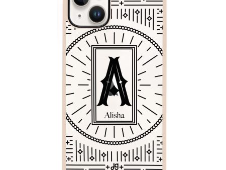 Artistic Monogram II iPhone 14 Impact Guard Bumper Case For Cheap