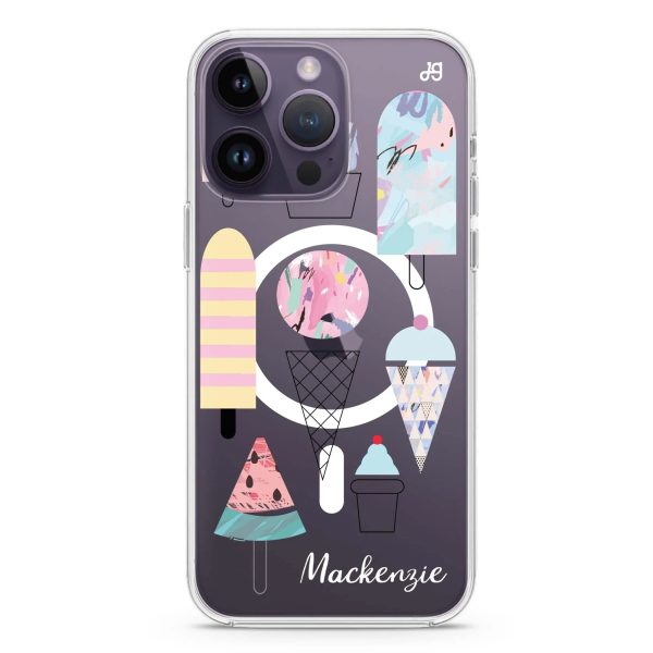 Artistic Ice cream II iPhone 12 Pro Max MagSafe Compatible Ultra Clear Case on Sale