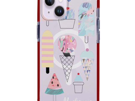 Artistic Ice cream II iPhone 14 MagSafe Compatible Ultra Shockproof Case Online now