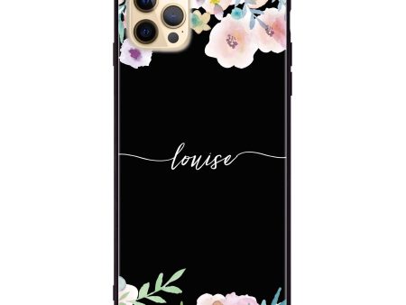 Art of Floral iPhone 12 Pro Glass Case For Cheap