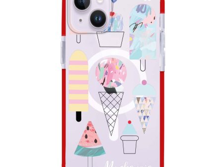 Artistic Ice cream II iPhone 12 MagSafe Compatible Ultra Shockproof Case For Discount