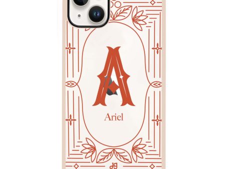 Artistic Monogram I iPhone 15 Impact Guard Bumper Case Discount