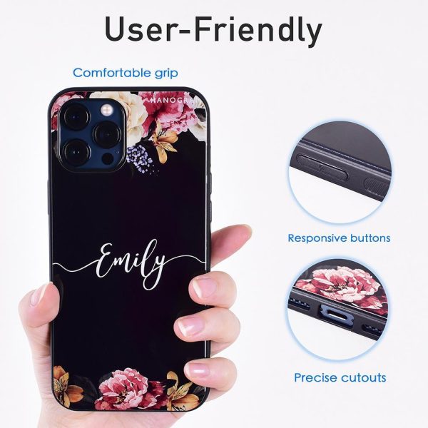 My Floral Lace iPhone 11 Pro Max Glass Case Hot on Sale