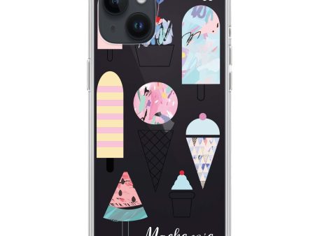 Artistic Ice cream II iPhone 14 Plus Ultra Clear Case Hot on Sale