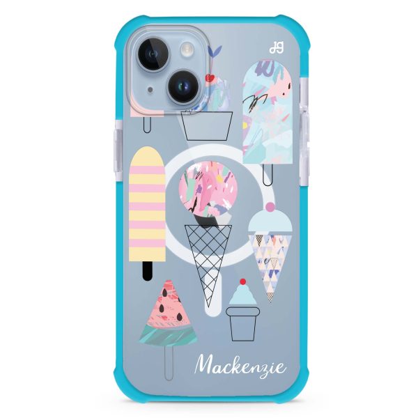 Artistic Ice cream II iPhone 12 MagSafe Compatible Ultra Shockproof Case For Discount